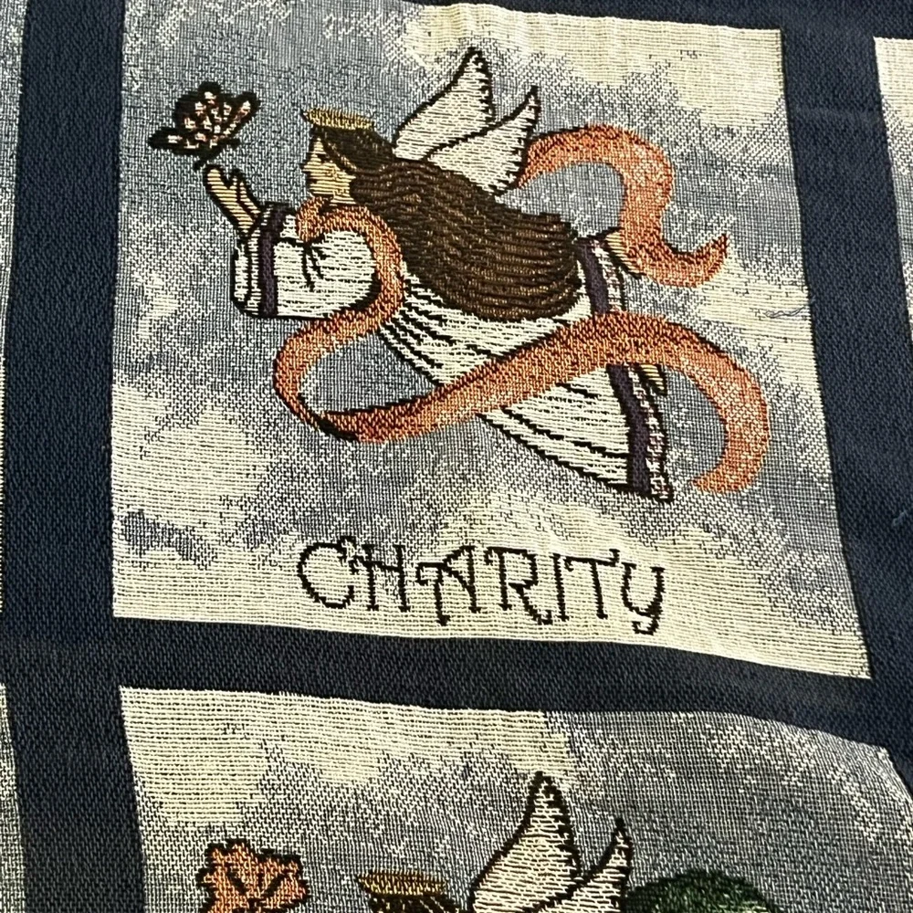 Gorgeous 100% Cotton Angel Paned Blanket - Picture 7 of 16